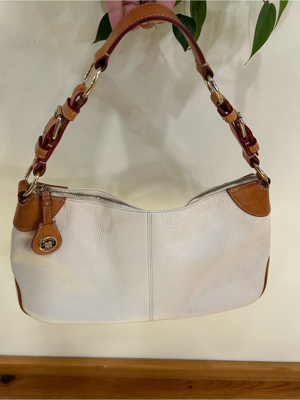 Dooney & Bourke Vintage White Shoulder Bag Y2k